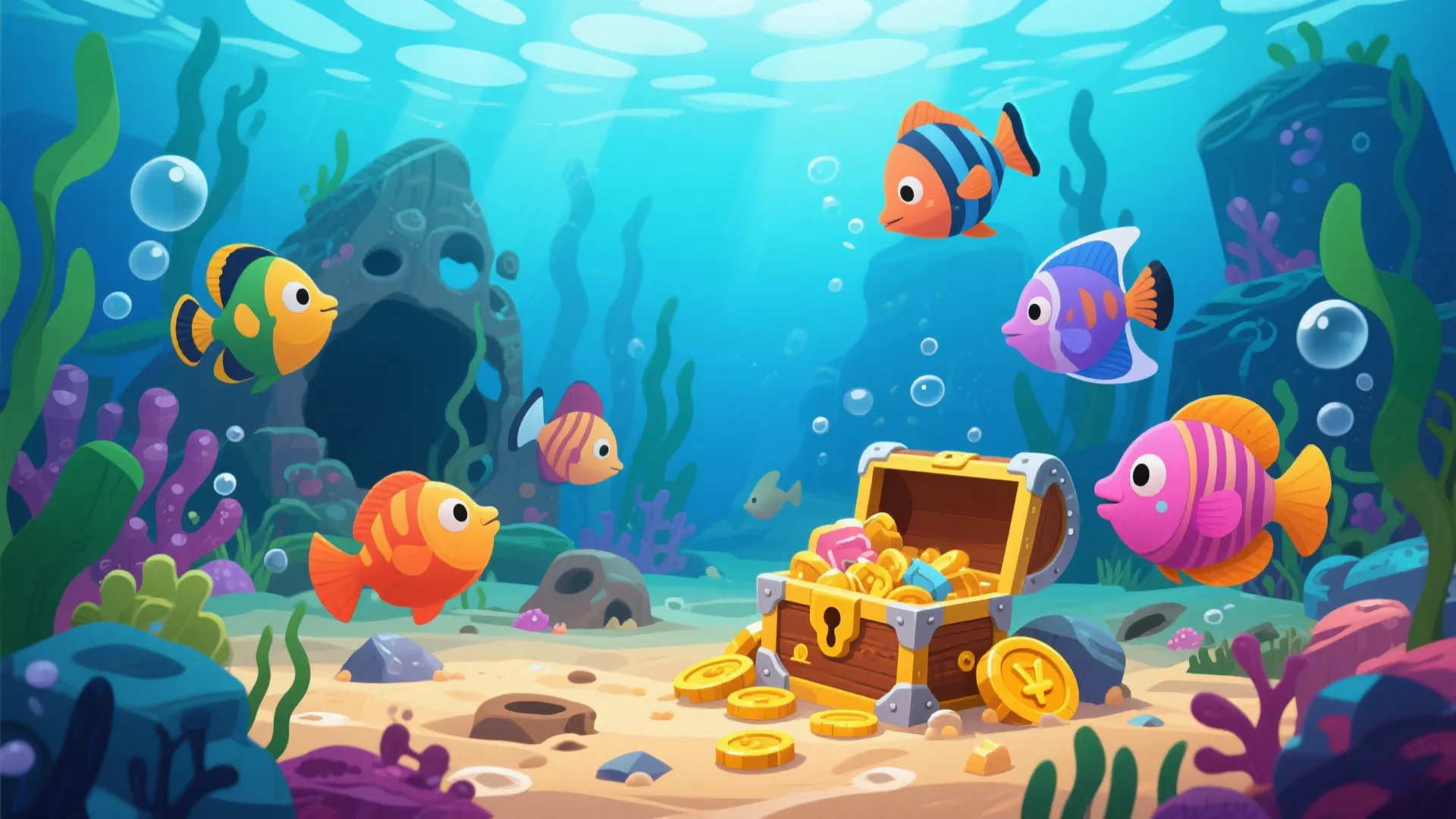 《捕鱼来了》游戏背景